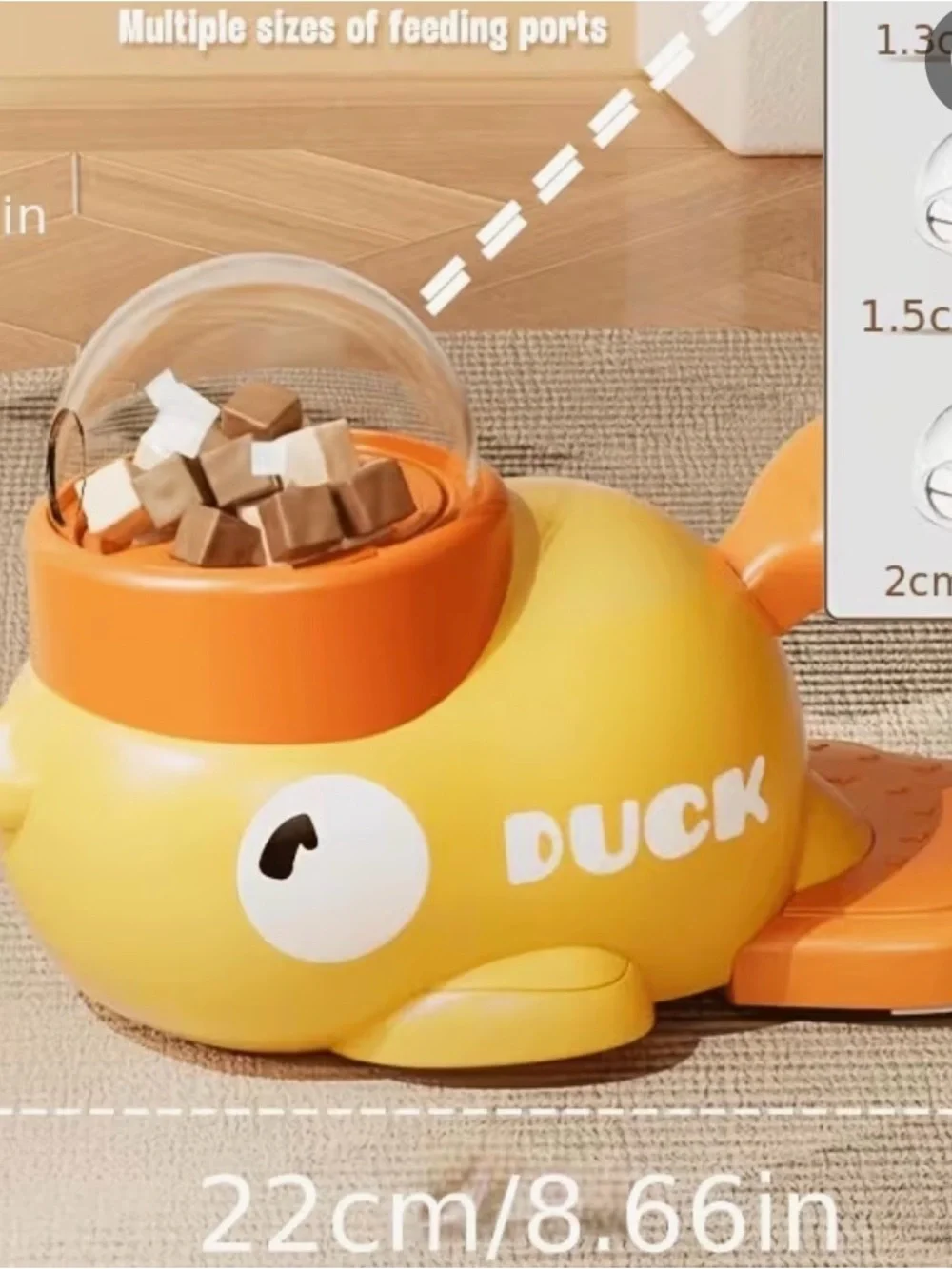 Yellow & Orange Interactive Dog Treat Dispenser🌺